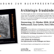 Buchpräsentation Archäologie Graubünden