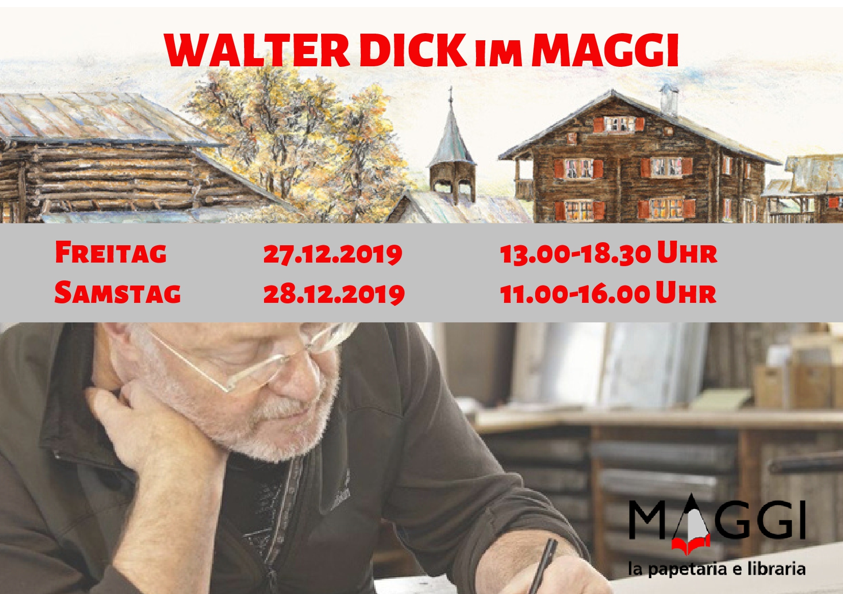 Walter Dick bei Maggi